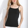 thumbnail image 1 of TODOZO Scoop Neck Camisole Tops for Women Spaghetti Strap Tank Top Womens Camisole Undershirt Slim Fitted Camisoles,Casual Shirts Summer 2025,solid color Going Out Tops Summer Clothes Black 3XL, 1 of 4