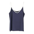 thumbnail image 1 of TODOZO Spaghetti Strap Tank Top Tank Top for Women Womens Tank Tops Women's Color Block Crop – Summer Sleeveless Top Blue M, 1 of 7