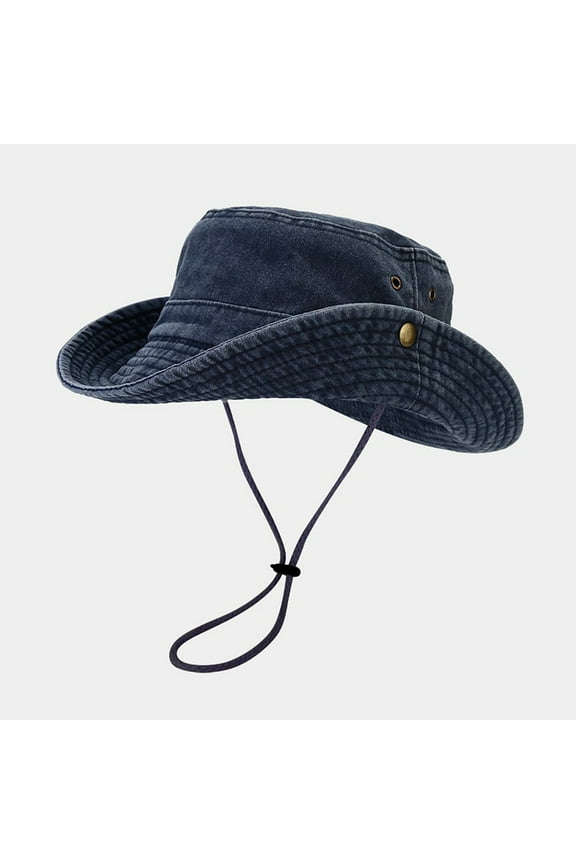 Sun Hat for Men,Cotton Summer Outdoor Sun Protection Wide Brim Bucket Hat Foldable Safari Boonie Hat Bucket Hat for Fishing Hiking Garden Lawn Work Safari Camping Outdoor Breathable Wide Brim