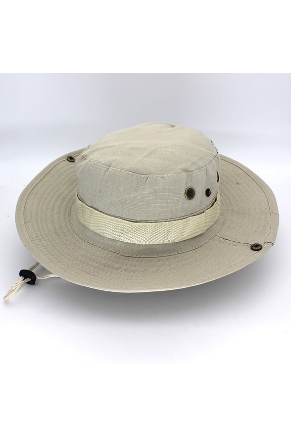 Sun Hat for Men,Cotton Summer Outdoor Sun Protection Wide Brim Bucket Hat Foldable Safari Boonie Hat Bucket Hat for Fishing Hiking Garden Lawn Work Safari Camping Outdoor Outdoor Hiking Fishin
