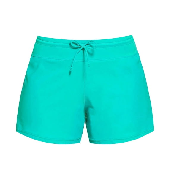 TODOZO Swim Shorts Women Tummy Control Women's Board Shorts Swimswear Bottoms Tankini Swim Bathing Briefs Swim Board Shorts for Women Swimwear Summer Casual Loose Solid Shorts Colorful Contrast Tie U