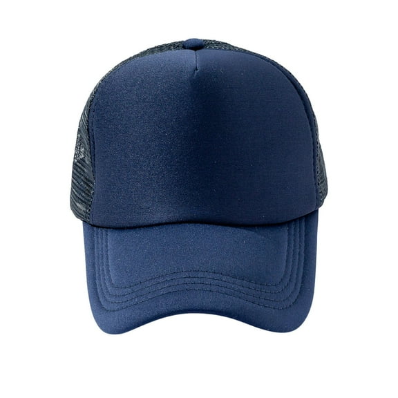 TODOZO Trucker Hat Baseball Cap Snapback Fitted Hats for Men Women Snap Closure Design Breathable Mesh Side Durable Fashion Women Men Sport Gradient Breathable Beach Cap Hip Hop Hat Sun Hat Navy