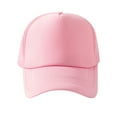 thumbnail image 1 of TODOZO Trucker Hat Baseball Cap Snapback Fitted Hats for Men Women Snap Closure Design Breathable Mesh Side Durable Fashion Women Men Sport Gradient Breathable Beach Cap Hip Hop Hat Sun Hat Pink, 1 of 7