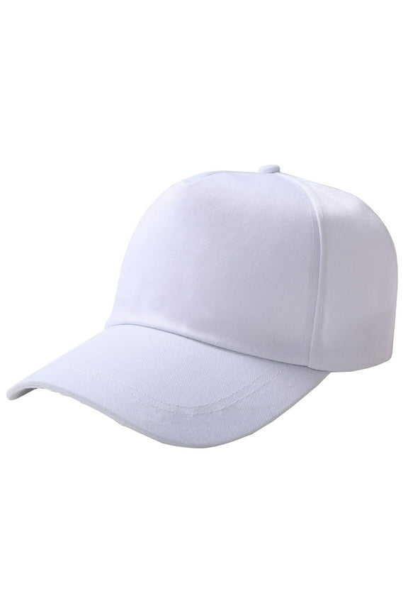 Trucker Hat Baseball Cap Snapback Fitted Hats for Men Women Snap Closure Design Breathable Mesh Side Durable Men's and Women's Summer Fashion Casual Baseball Cap Cap White One Size