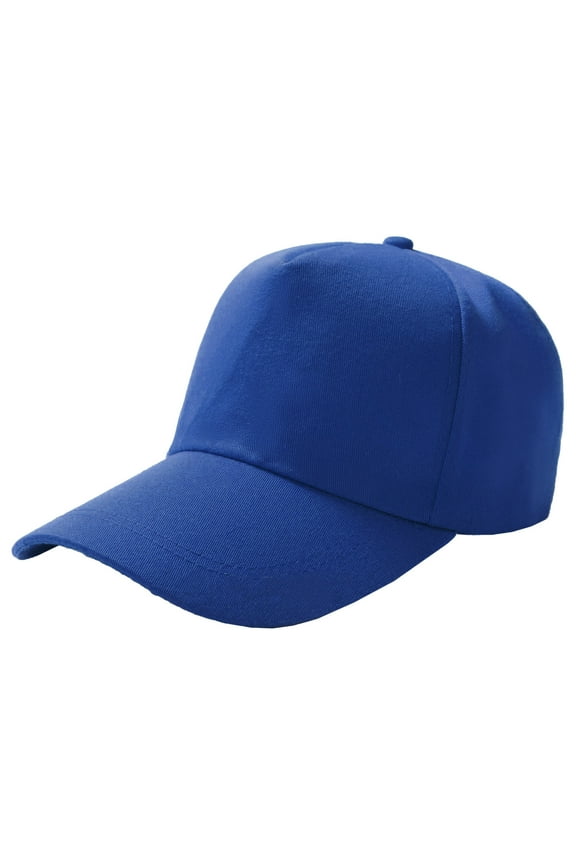 Trucker Hat Baseball Cap Snapback Fitted Hats for Men Women Snap Closure Design Breathable Mesh Side Durable Men's and Women's Summer Fashion Casual Baseball Cap Cap Blue One Size