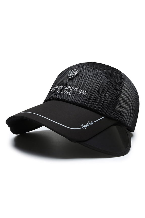 Trucker Hat Baseball Cap Snapback Fitted Hats for Men Women Snap Closure Design Breathable Mesh Side Durable Unimesh Cap Outdoor Sunhat Ladies Big Brim Baseball Cap Breathable Fishing Hat