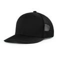 thumbnail image 1 of TODOZO Trucker Hat Baseball Cap Snapback Fitted Hats for Men Women Snap Closure Design Breathable Mesh Side Durable Unimesh Hat Cap Hat Visor Hat Black One Size, 1 of 2