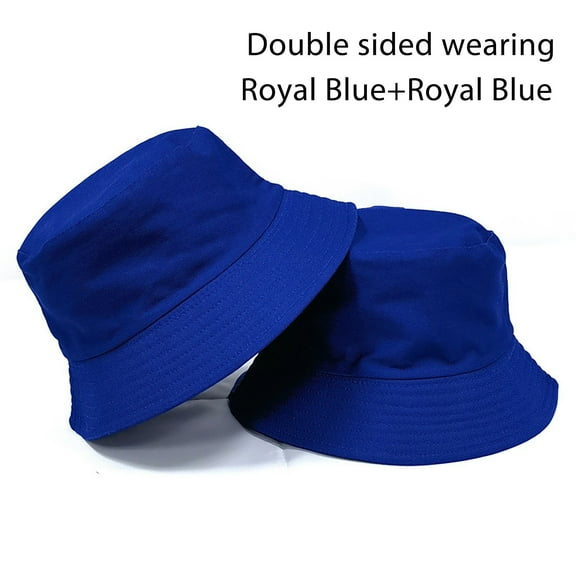 TODOZO Unisex Cotton Packable Bucket Hat Sun Hat Plain Colors for Men Women Sun Hat for Beach,Golf,Fishing - Fun Outdoor Vacation Boonie for Men and Women Double Wearing Fisherman Hat Male Korean Ver