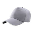 thumbnail image 1 of TODOZO Unisex Vintage Washed Unstructured Baseball Cap Cotton Adjustable Dad Hat Womens Baseball Caps Men's and Women's Fashion Casual Cap Peaked Cap Grey One Size, 1 of 8