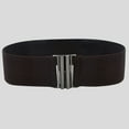 thumbnail image 1 of TODOZO Wide Stretchy Waist Belts for Women,Vintage Elastic Waist Belts Fashion Retro Adjustable Cinch Elastic Belt with Buckle for Dresses Buckle Stretch Dress Belt Lady Elastic Waist Wide Belts Wide, 1 of 2