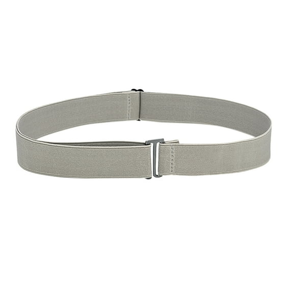 TODOZO Women Elastic Belt Wide Waist Belts for Dresses with Buckle Belt Vintage Stretchy Dress Belt Elastic Waist Belts for Women for Dresses Women Belt Elastic Waist Belt with Flat Buckle Grey