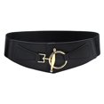 thumbnail image 1 of TODOZO Women Elastic Belt Wide Waist Belts for Dresses with Buckle Belt Vintage Stretchy Dress Belt Elastic Waist Belts for Women for Dresses Women's Elastic Wide Belt Waist Waistband Buckle Wild Dre, 1 of 8