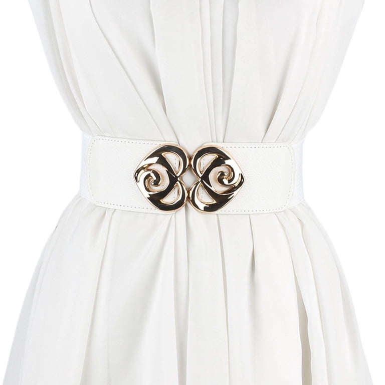 Elastic Wide Stretch Waist Cinch Belt For Dresses Tops Shirts 70cm Dress Elastic Waist Belt Stretch Cinch Belt Ladies  main image 4