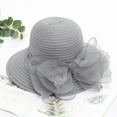 thumbnail image 1 of TODOZO Women's Kentucky Derby Church Dress Hat Floral Organza Hat Elegant Dress Hat Hat for Formal Events Church Goers Sun Caps Cruise Hat Large Ladies Fedoras Hat for Summer Tea Party Hat for Women, 1 of 2