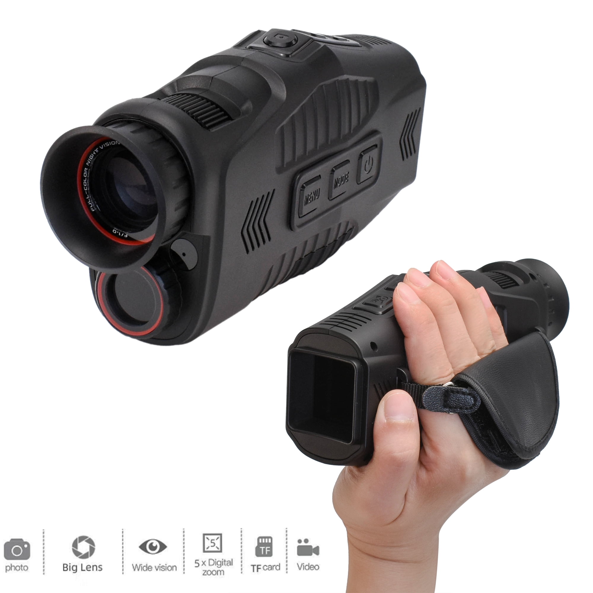 Monocular Long Range Binocular Day And Night Device TODPD 1080p