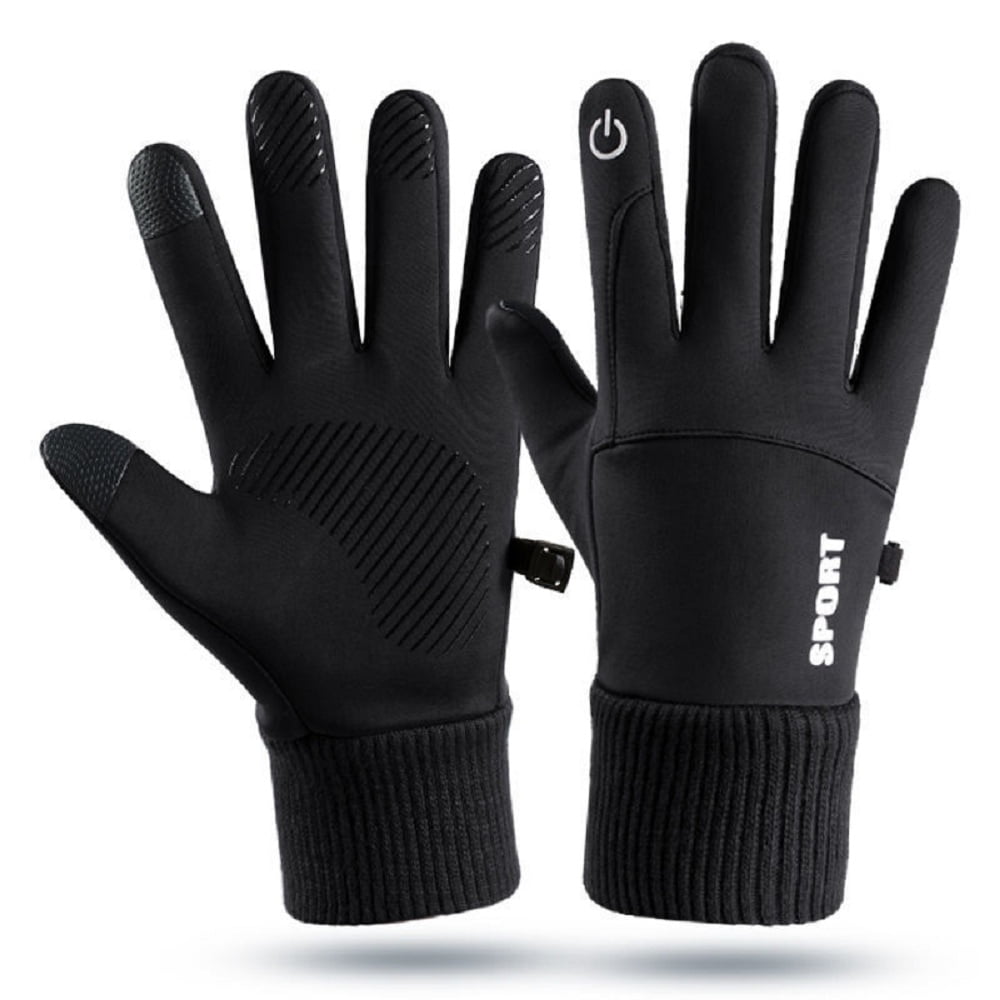 KOPHOTY Mens Womens Gloves Winter,Touch Screen Cold Proof Gloves,Warm Water Resistant Thermal Gloves for Running Driving Cycling Phone Texting Outdoor