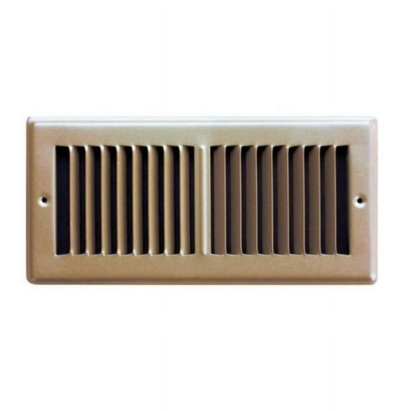 Truaire C150TSB2X14 Toe Space Wall Register  Brown - 2 x 14 in.