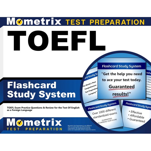 TOEFL Flashcard Study System : TOEFL Exam Practice Questions and Review for the Test of English as a Foreign Language