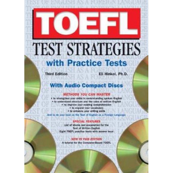 Pre-Owned Toefl Test Strategies With Practice Tests (Paperback) 0764177451 9780764177453