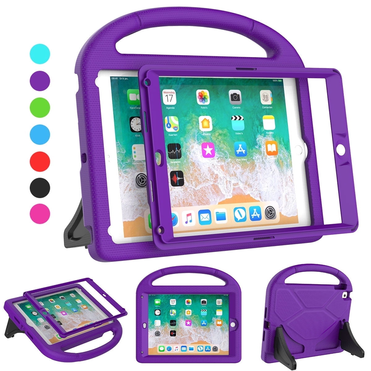 TOEVEK Kids Case for iPad 5th/6th Generation & iPad Air 1/2 & Pro 9.7 ...