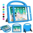 thumbnail image 1 of TOEVEK Kids Case for iPad 5th/6th Generation & iPad Air 1/2 & Pro 9.7, Shockproof iPad 9.7 inch Case with Screen Protector, Blue, 1 of 8