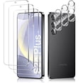 thumbnail image 1 of TOEVER [3+3 Pack] Samsung Galaxy S24 Plus 5G Screen Protector, 3 Pack Shatterproof Premium Tempered Glass + 3 Pack Camera Lens Film, Fingerprint Support, 9H Hardness, Easy Installation, 1 of 6