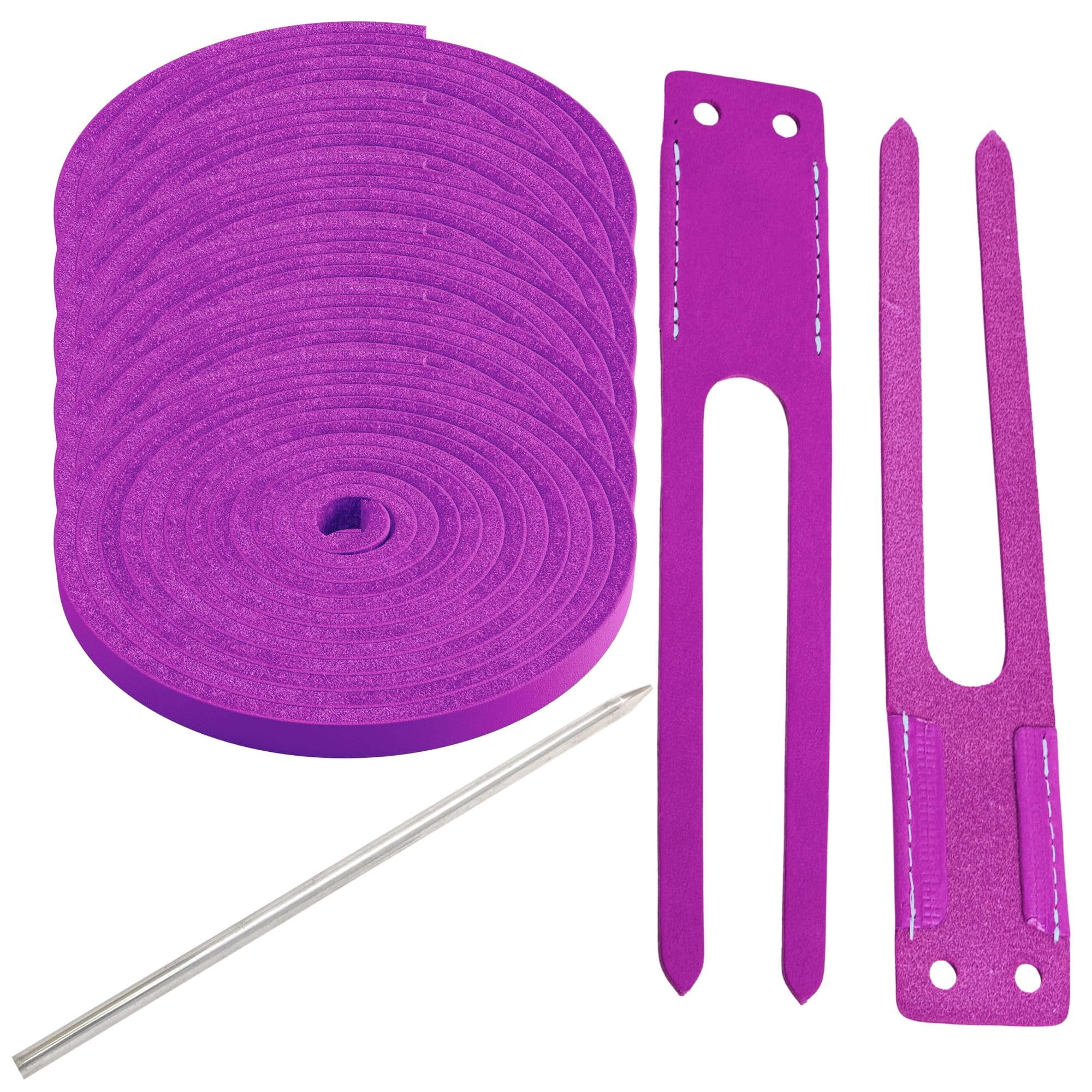 TOFL Baseball Glove Lace Kit | 6 Leather Glove Laces, a Lacing Needle ...