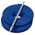 thumbnail image 1 of TOFL Baseball Glove Lace Repair Kit 2 Leather Laces Lacing Needle Blue 72" x 3/16", 1 of 9