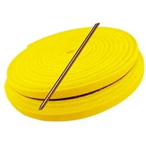 TOFL Baseball Glove Lace Repair Kit 2 Leather Laces Lacing Needle Yellow 72" x 3/16"