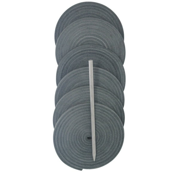 TOFL Baseball Glove Lace Repair Kit with 6 Leather Laces and Needle Smokey Gray