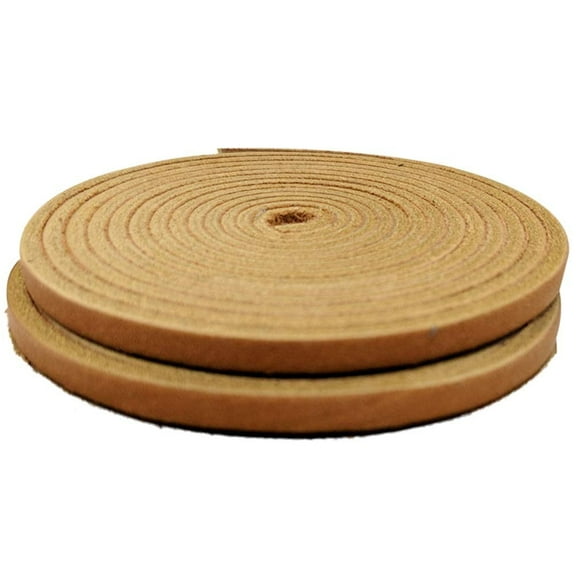 TOFL Baseball Glove Leather Repair Laces for Baseball Mitts Tan 2 Pk 72in x 3/16in