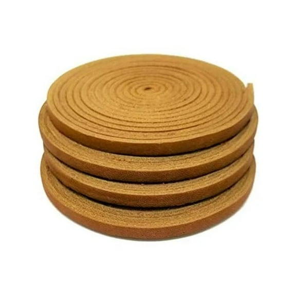 TOFL Baseball Glove Leather Repair Laces for Baseball Mitts Tan 4 Pack 72" x 3/16"