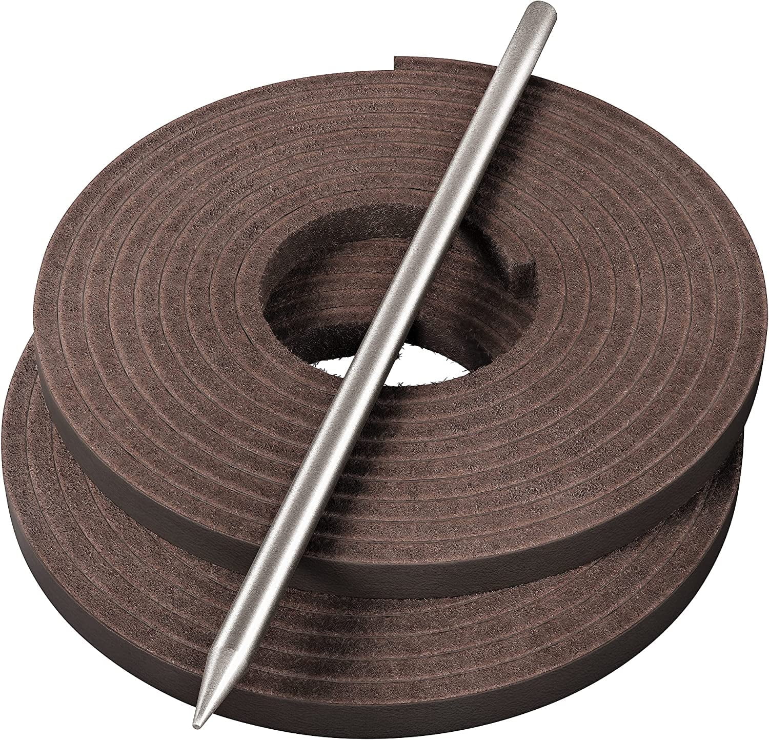 TOFL Baseball Glove Lace Repair Kit 2 Leather Laces Lacing Needle Brown