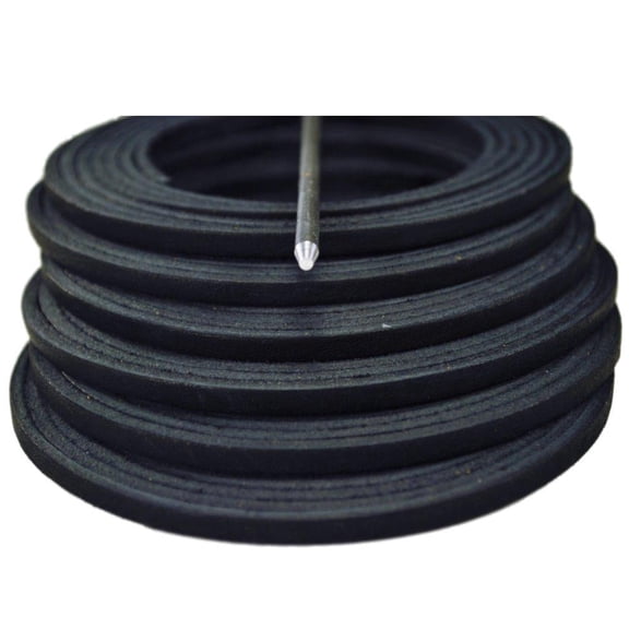 TOFL Baseball Glove Lace Repair Kit with 6 Leather Laces and Lacing Needle Black