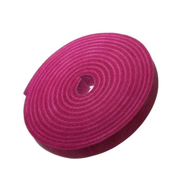 TOFL Genuine Top-Grain Leather Strap | 72 Inches Long | 3/8 Inch Wide | 1/8 Inch Thick (7-8 oz) | 1 Leather Strip for DIY Arts & Craft Projects, Clothing, Jewelry, Wrapping | Pink