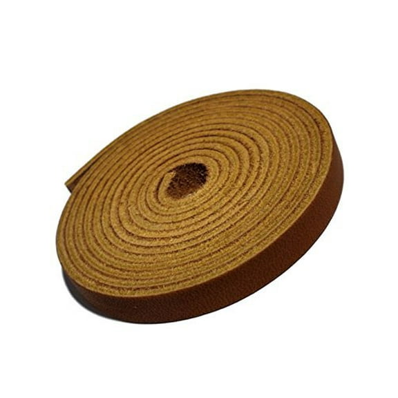 TOFL Genuine Leather Strap | 72" Long | 3/8" Wide | 1/8" Thick | Tan