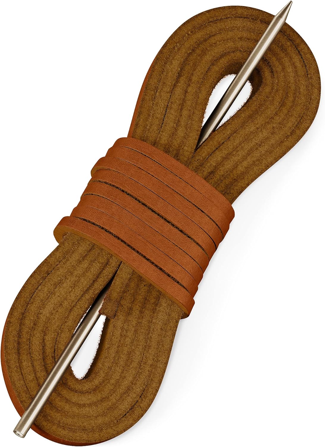 TOFL Leather Boat Shoe Lacing Kit , 45 inches , 1 Needle And 2 Strips