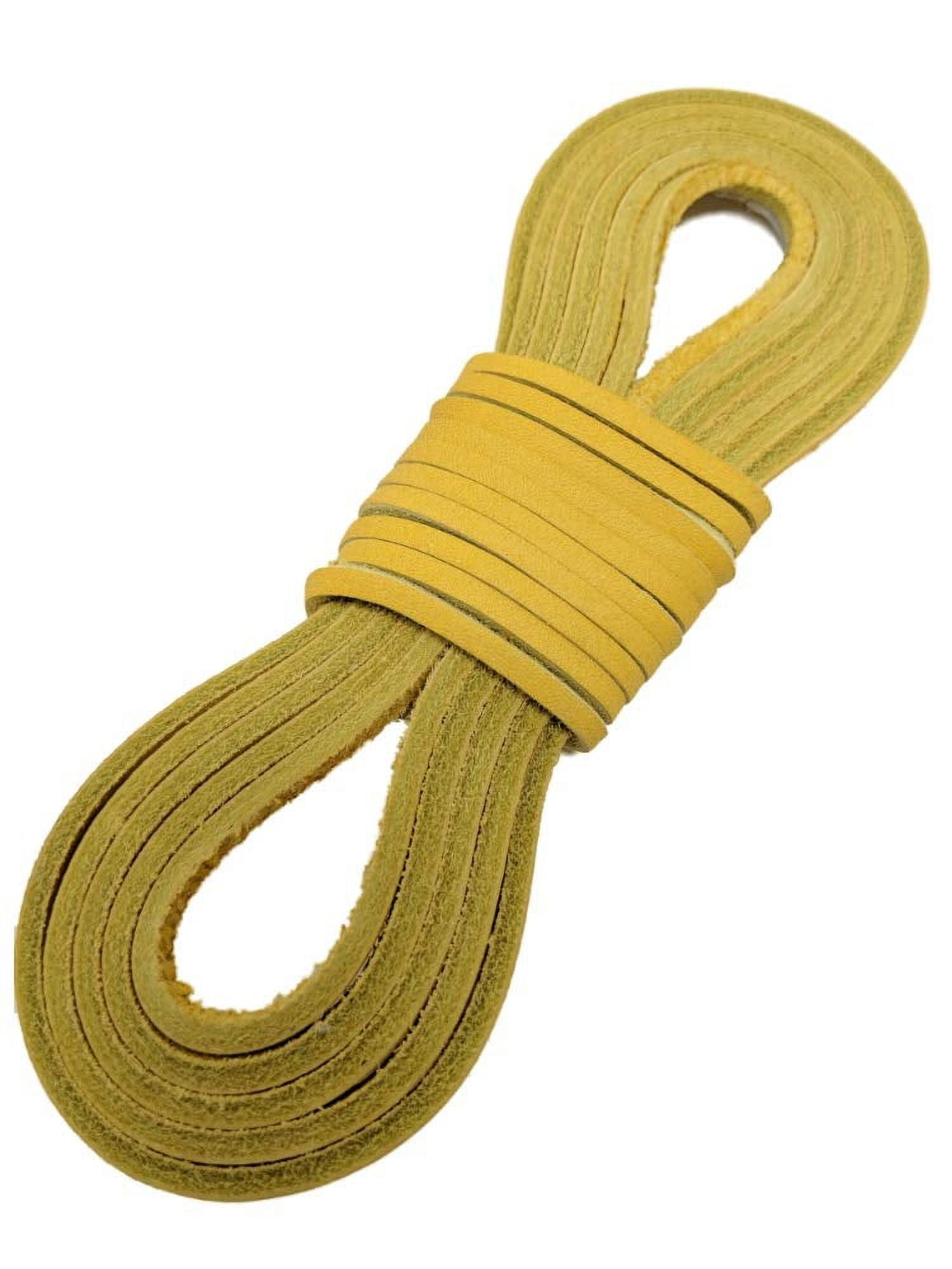 TOFL Leather Boot Laces Heavy Duty Shoelaces for Work Boots Hiking and