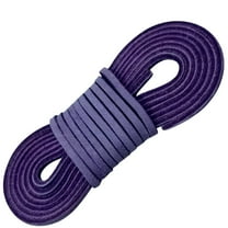 TOFL Leather Boot Laces Heavy Duty Shoelaces for Work Boots Hiking and Walking Shoes Purple