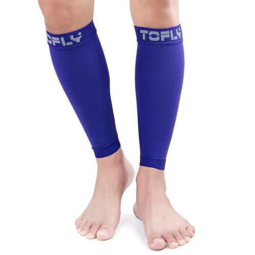 TOFLYÂ® Calf Compression Sleeve for Men & Women, 1 Pair, Footless
