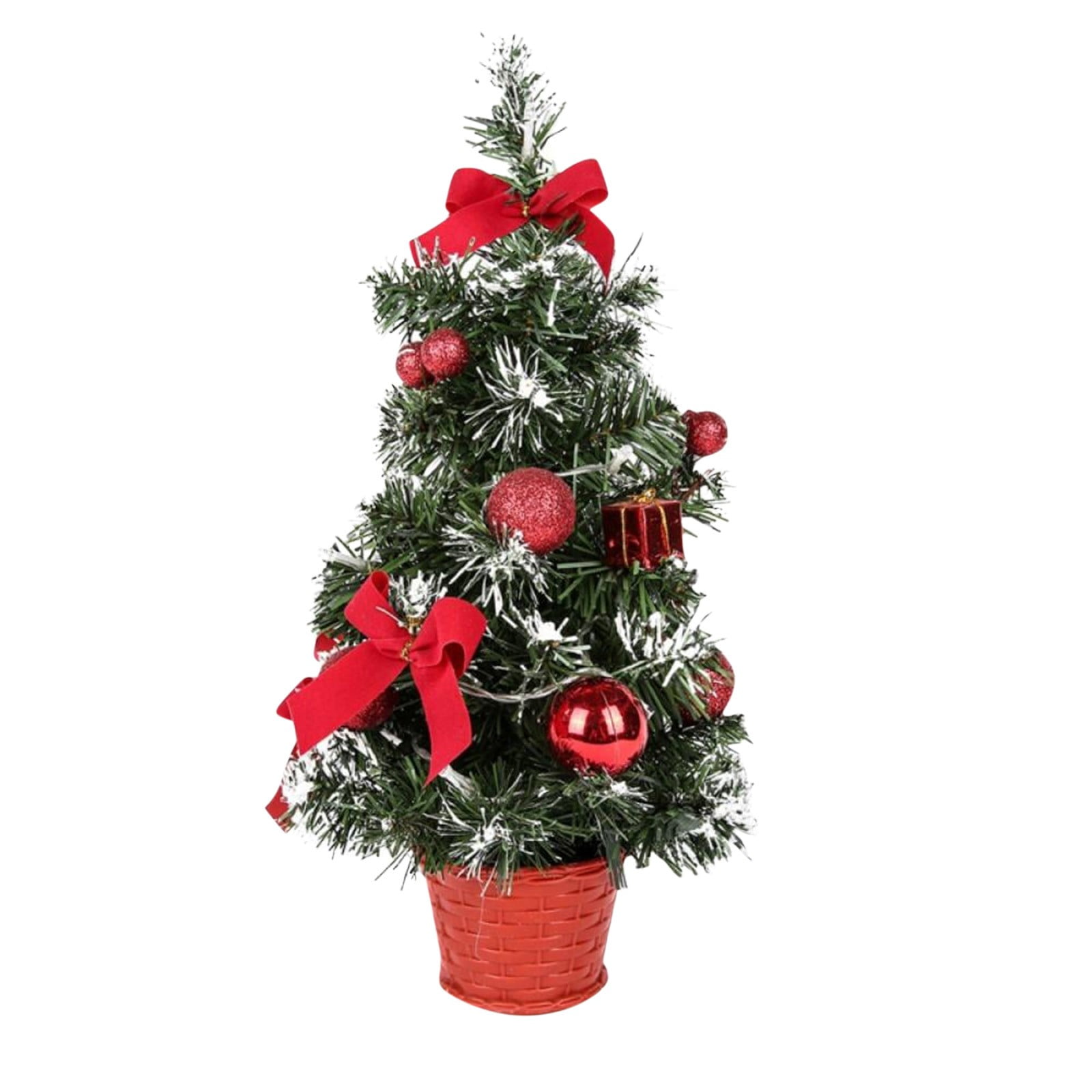 TOFOTL Artificial Tabletop Christmas Tree with Lights Home Holiday