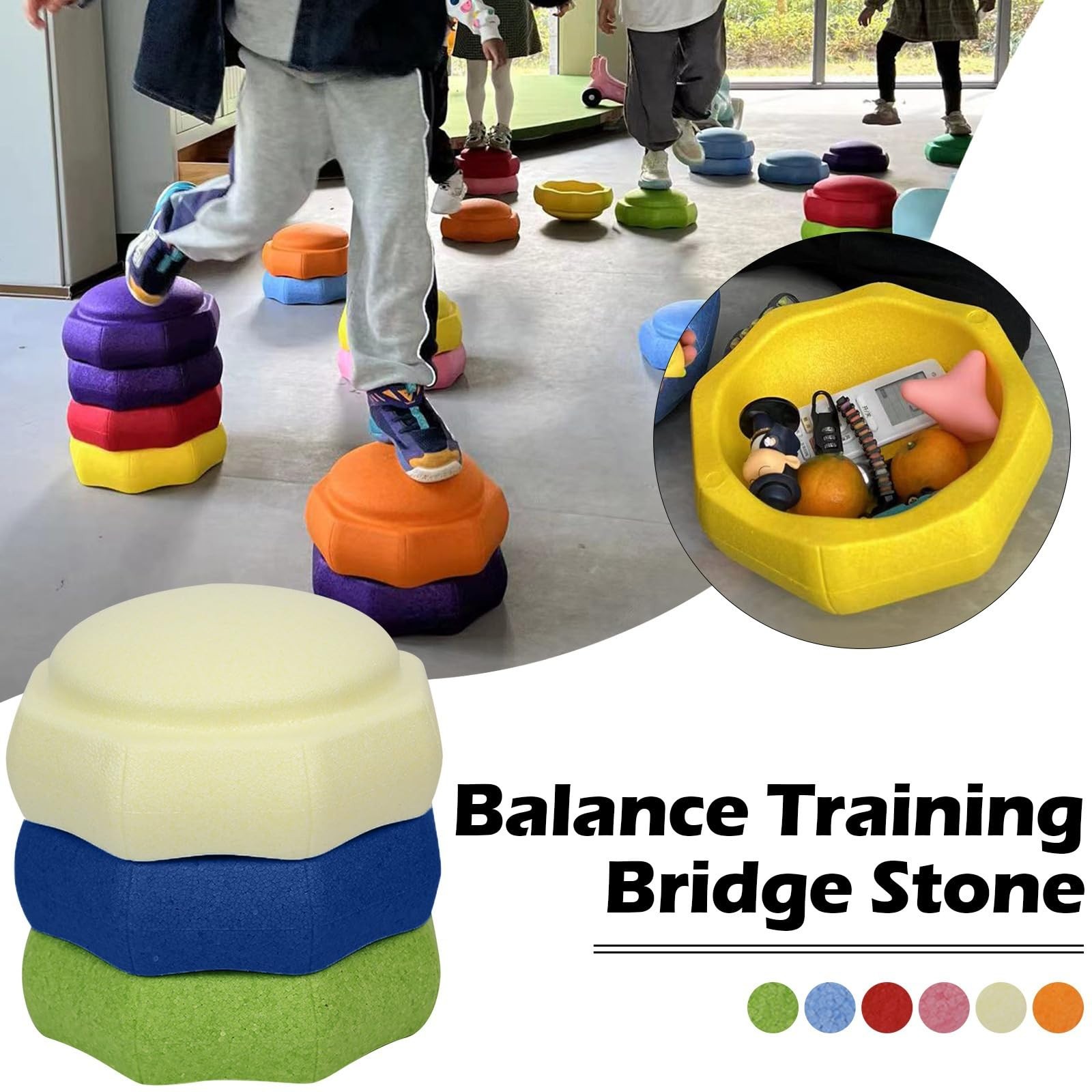 TOFOTL Balance Stepping Stone Nonslip Diameter 27.5cm Promote