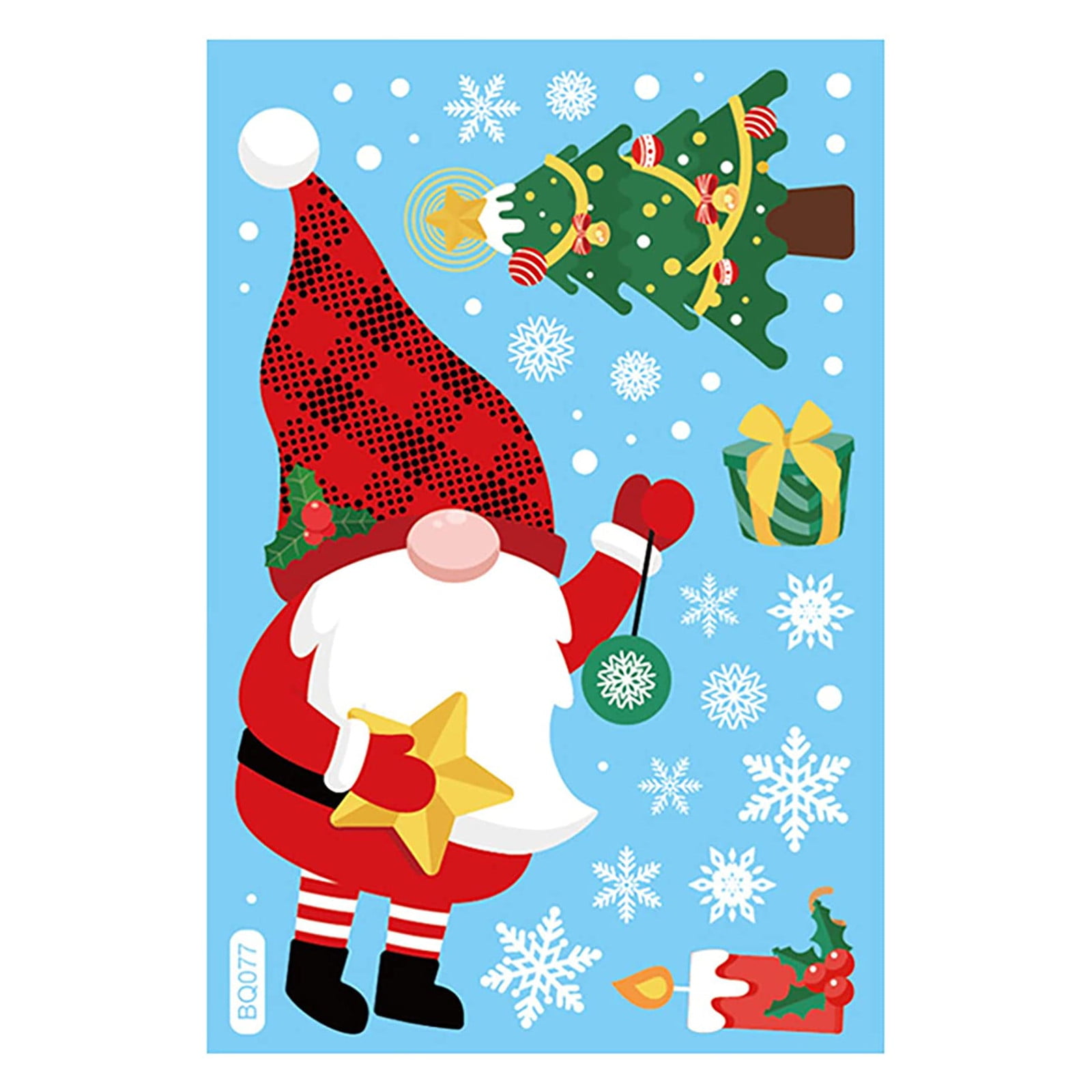 TOFOTL Christmas Window Clings Stickers Christmas Window Cling Stickers ...