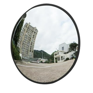 Outdoor Convex Traffic Mirror Black Ø60 cm Polycarbonate – Click