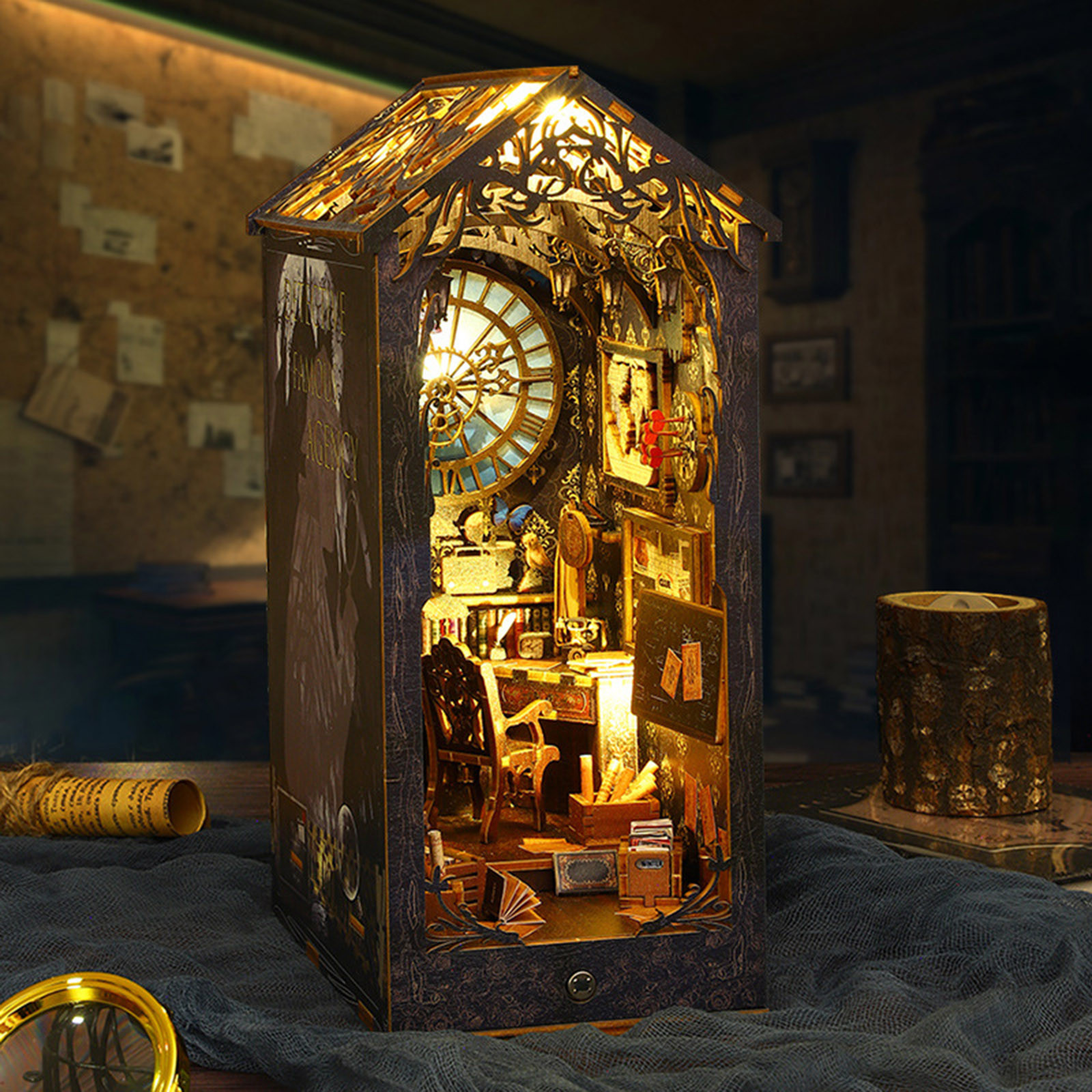 TOFOTL Fashion Intelligence Development Toys,DIY Hut Detective Mingshe