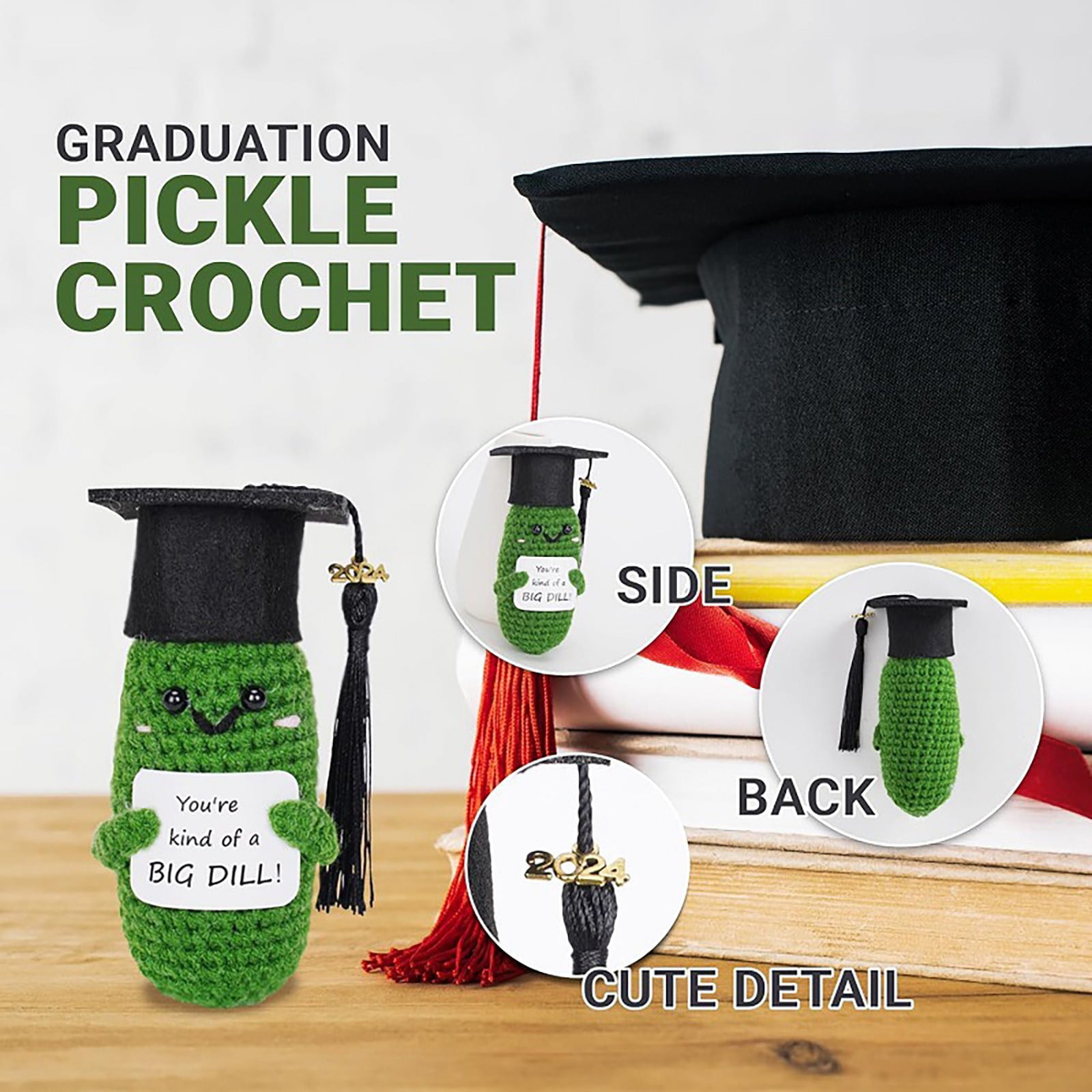 TOFOTL Graduation Season Graduation Gift Emotional Support Dill Pickle