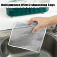 TOFOTL Multipurpose Wire Dishwashing Rags For Wet And Dry, Wire