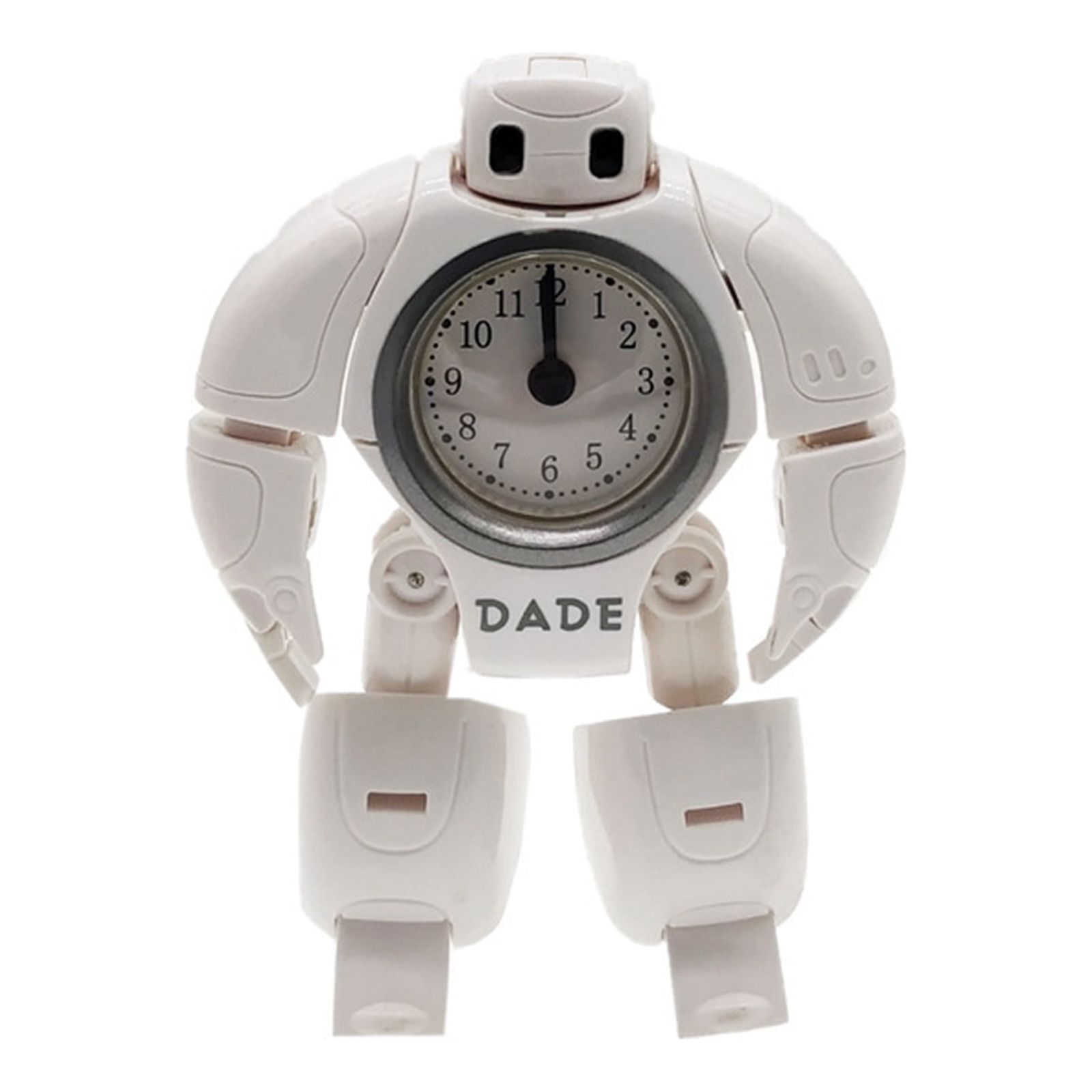 TOFOTL Table Clock Robot Alarm Clock Creative Transformation Table