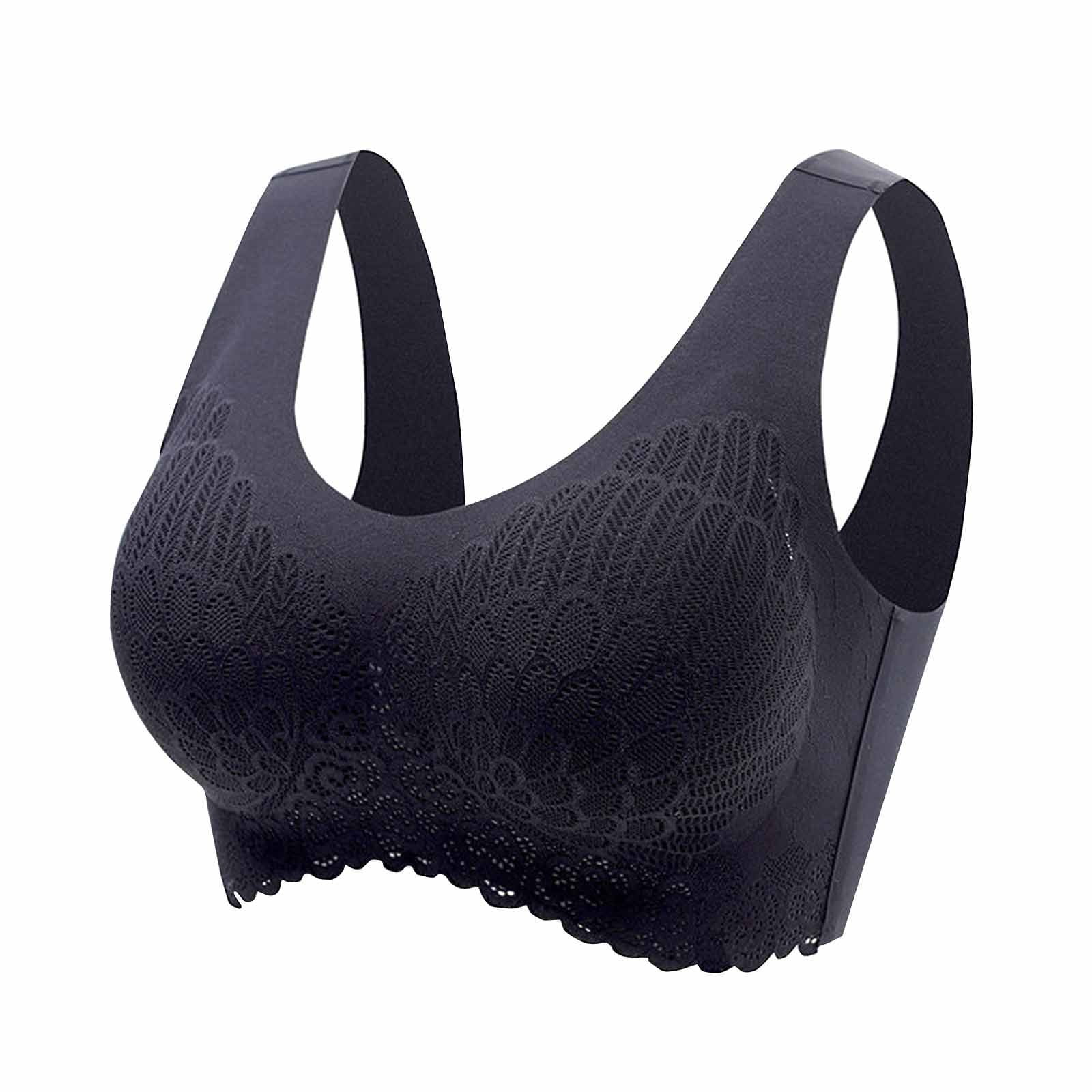 TOFOTL Women's Comfort Bra Without Underwire Sports Bra Padded Lace Bra