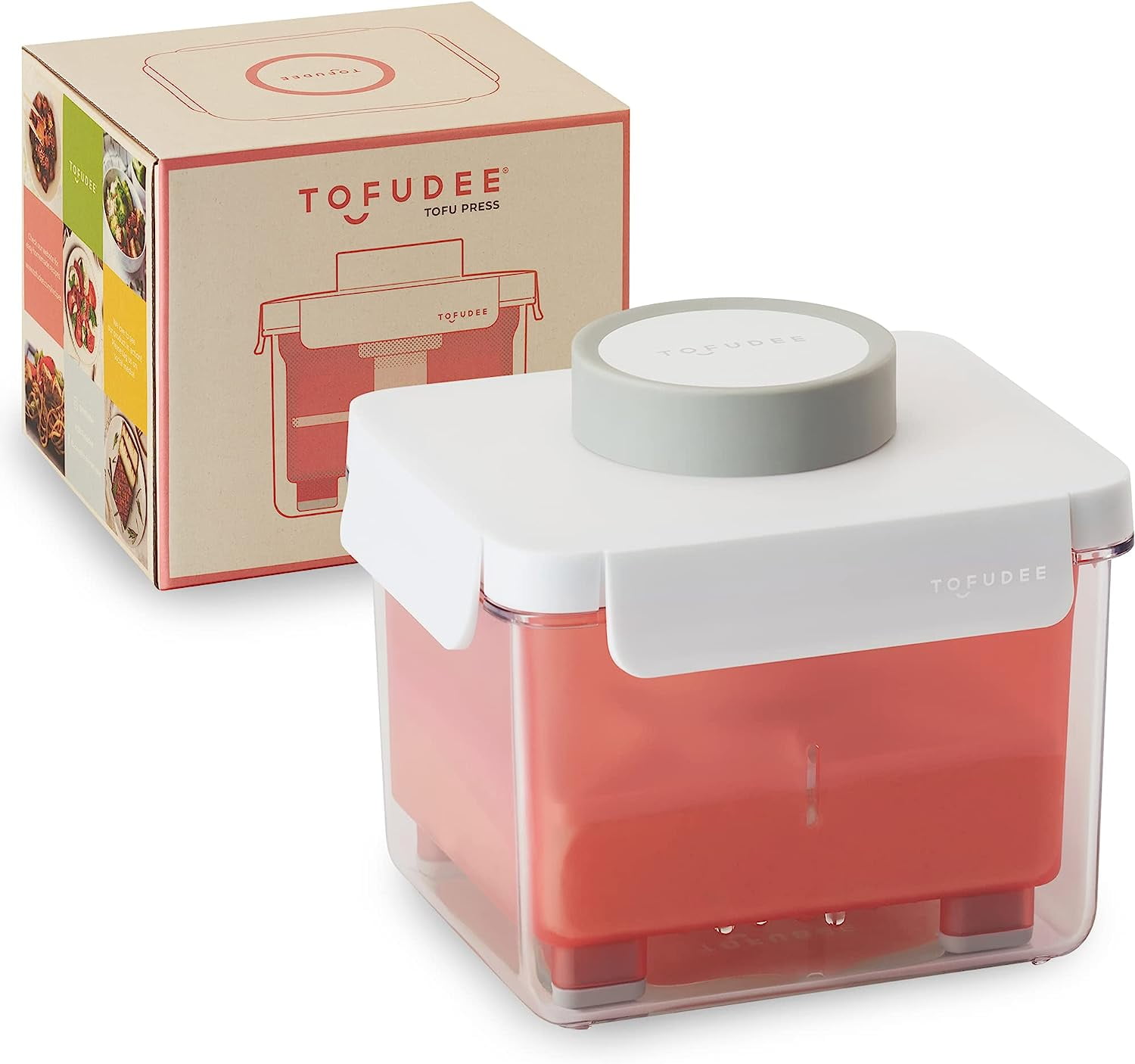 TOFUDEE Tofu Press with IntelliSpring. Patent Tofu Presser & Vegan Food